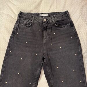 Zara Rhinestone Jeans